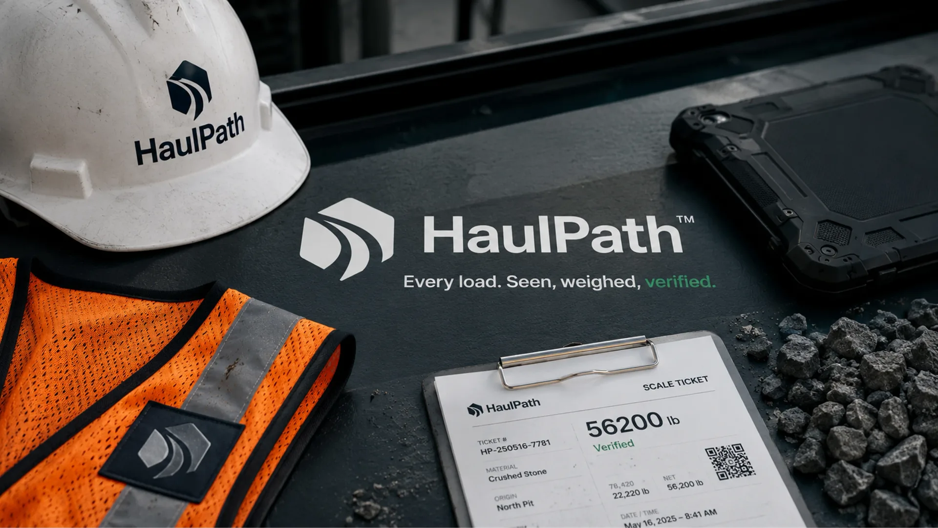 HaulPath — Material Logistics hero image
